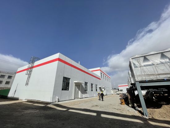 圖為大唐興海清潔能源有限公司子科灘鎮(zhèn)、河卡鎮(zhèn)項(xiàng)目建成開始供熱。曹有山 攝